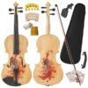 Professional 4/4 Full-Size Violin - Premium Sound, Durable & Lightweight Design With Complete Accessories, Exquisite Handcrafted Finish, Ideal Unique Gift For Musicians