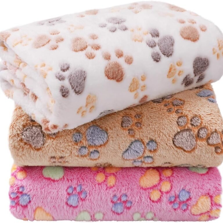 1 Pack 3 Blankets Super Soft Fluffy Premium Fleece Dog Blankets For Puppy Cat Pet Blanket Flannel Throw Warm Sleep Dog