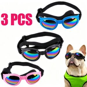 Pet Protection Small Doggles Dog Sunglasses Pet Goggles UV Sun Glasses Eye Wear Adjustable